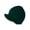 Hunter Green, variant on Top Headwear Winter Cuffless Beanie Visor, Gold