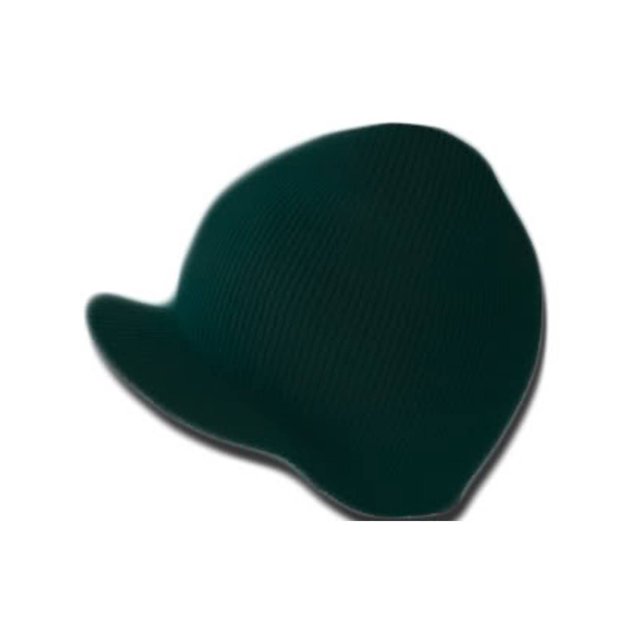 TopHeadwear Winter Cuffless Beanie Visor, Hunter Green