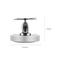 thumbnail image 2 of Raindrops 1Pack Solar Car Air Diffuser Helicopter Shape for Home Use 3.7x3.1x2.4in, 2 of 8