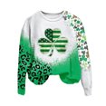 thumbnail image 4 of Chandail de la Saint-Patrick pour Femmes à Col Rond Imprimé Saint-Patrick Manches Longues, 4 of 4