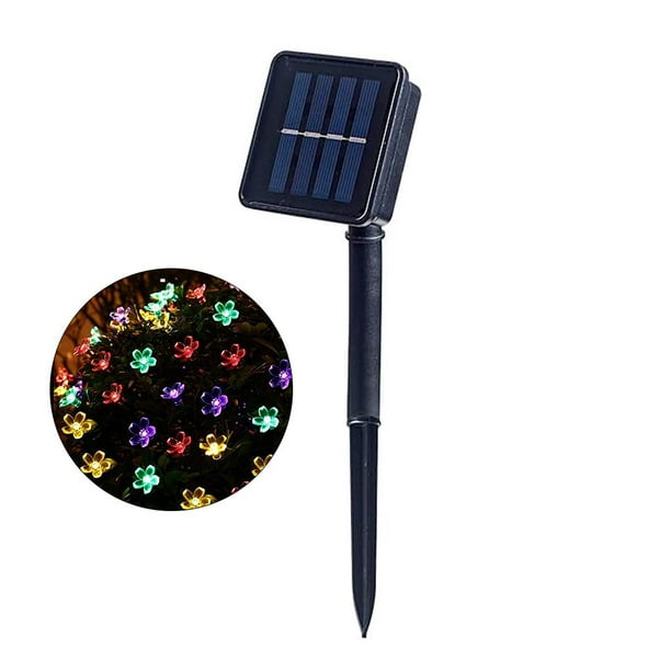 Luces Solares Impermeable Para Exteriores, Guirnalda De Luces De Flores, 8 Modos, Luces Colgantes Para Jardín, Terraza, Patio Yuarrent HA039808-01