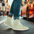 thumbnail image 5 of FUIALDOLG Womens High Top Sneakers PU Leather Running Shoes Non Slip Walking Athletic Tennis Shoes for Women Ankle Boots, 5 of 7