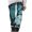 #Light Blue01, variant on Herrnalise Halloween Leggings for Women Brushed Halloween Leggings Ankle Length Seasonal Printed Leggings High Waist Stretchy Warm Thermal Pants Tights Orange Graphic Tees for Women For S-2XL