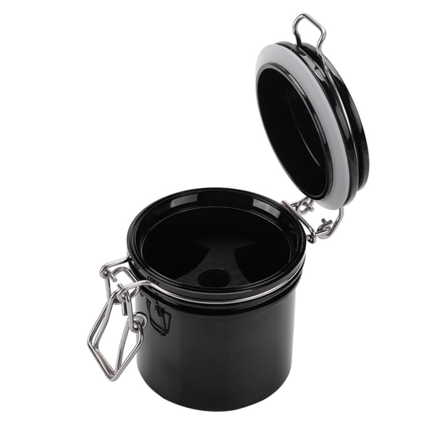 Tarro de almacenamiento, tanque de almacenamiento de pegamento para pestañas, contenedor de pegamento, tanque de almacenamiento de pegamento color canela, rendimiento de primer nivel