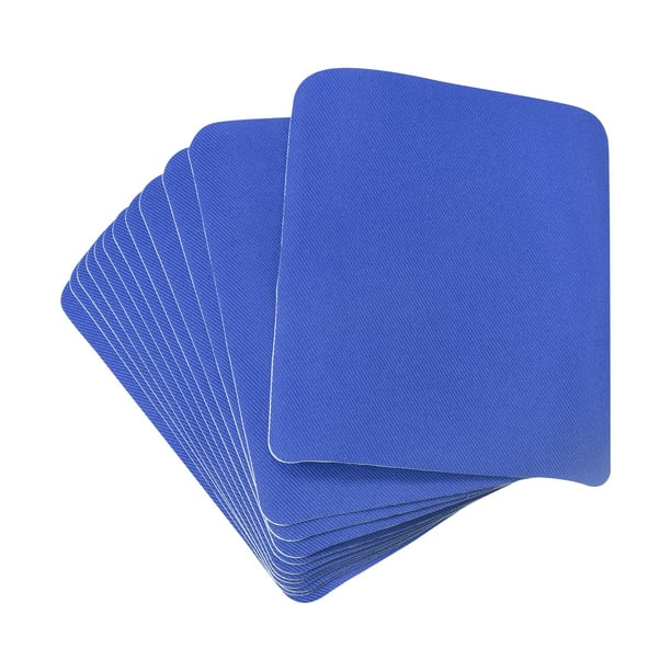 Parches termoadhesivos de tela Unique Bargains Zafiro Azul 4.9'x3.7' para ropa y Decoración paquete de 12