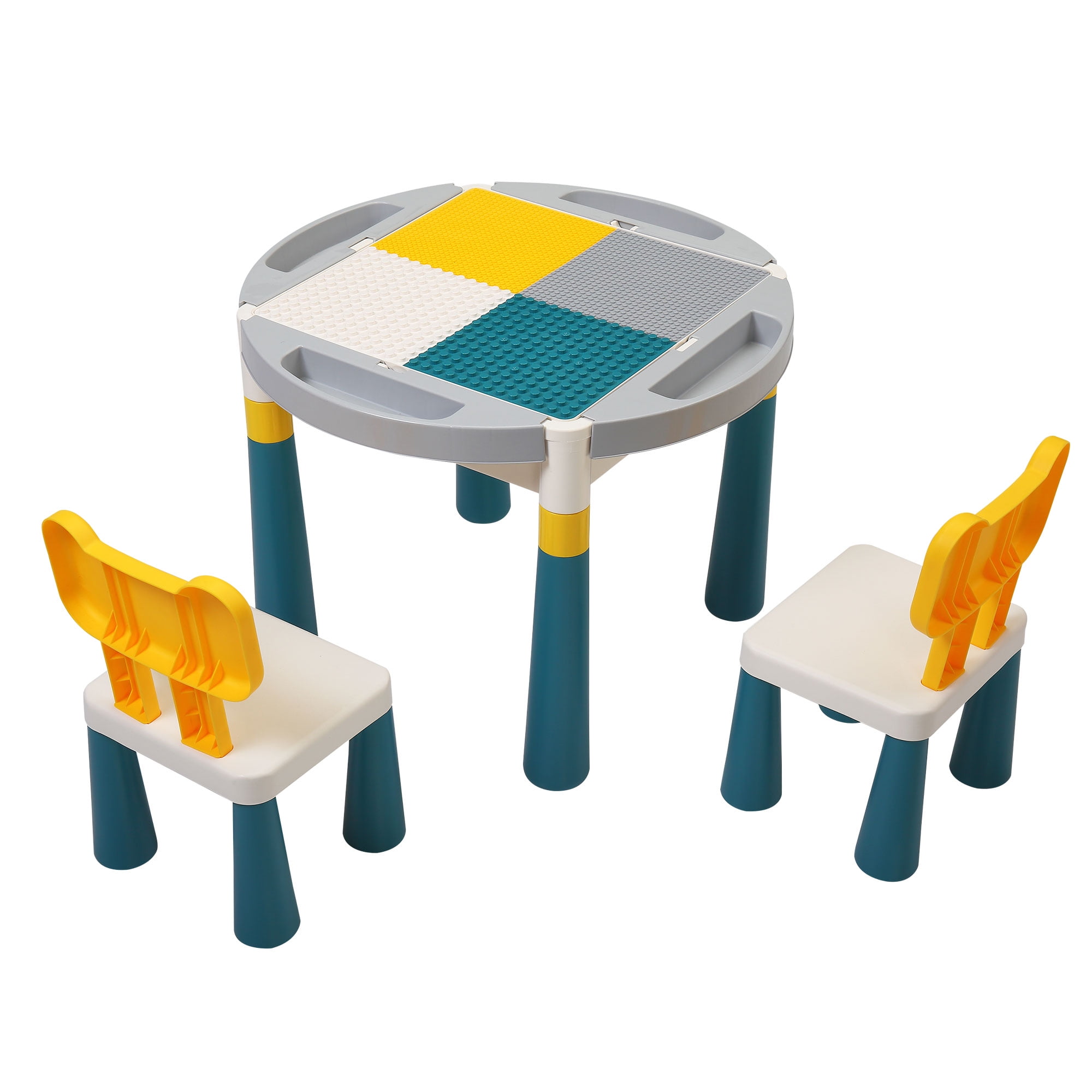Lowestbes Multi-Function Building Blocks Table Lowestbes Multi-Function Building Blocks Table