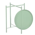thumbnail image 2 of Buro Mesa de Centro Blanca con Bandeja Mesa Auxiliar de Metal,Verde FurnitureR Moderno, 2 of 6