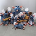 thumbnail image 4 of 1 pieza Disney Ratatouille Remy Mouse mano con pan juguete de peluche animales de peluche suaves juguetes para niños, 4 of 5