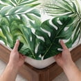 thumbnail image 3 of Twin Sze Fitted Sheet Set - Summer Tropical 2 Piece Bedding Sets 16" Deep Pocket Fitted Sheet with 1 Pillowcase, Pastoral Palm Trees Botanical Leaves Brushed Microfiber Hotel Luxury Bed Sheets, 3 of 9
