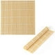 thumbnail image 1 of Esterilla de bambú natural NQ para sushi 9 x 9,5 pulgadas 2 piezas, 1 of 5
