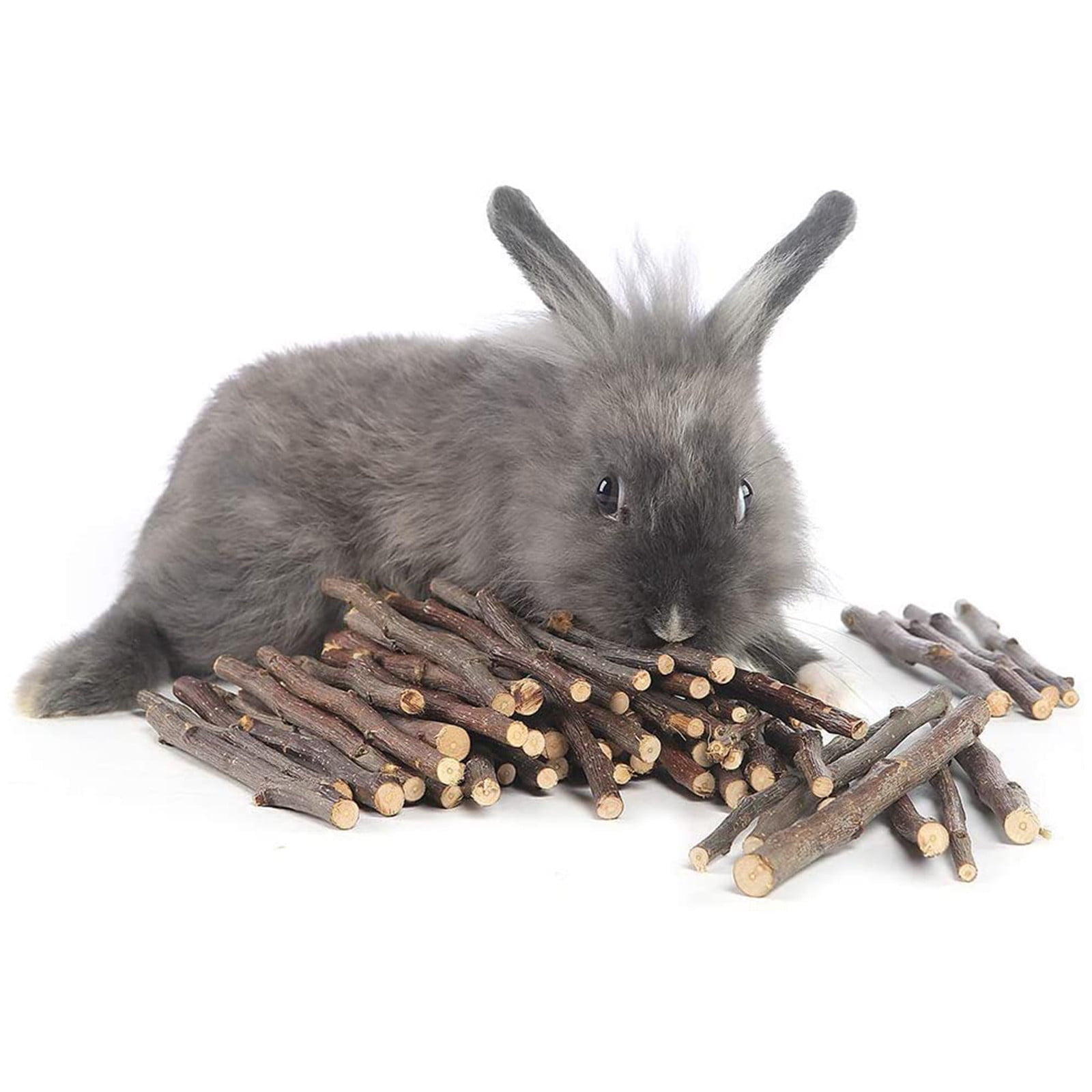 Natural Wood Chew Sticks for Small Animals, Molar Toys, for Hamsters/Rabbits/Parrots/Bunnies