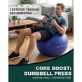 thumbnail image 4 of Pelota de ejercicio Trideer para yoga, pilates y fitness, 5 tamaños, 4 of 8