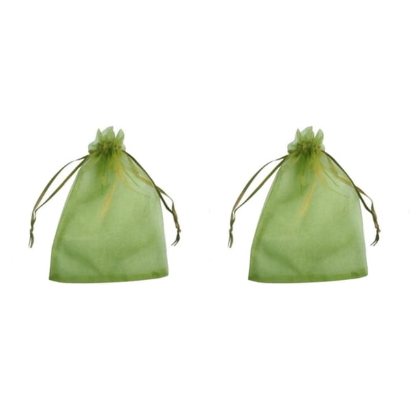 Yuarrent Cestas de raíces de plantas, bolsa de malla, red protectora de varios tamaños, reutilizable, para interiores y exteriores, para Verde (17*23 cm) 2piezas