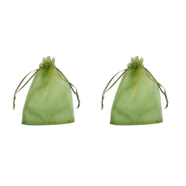 Cateissary Cestas protectoras para raíces de plantas, bolsa de malla, bolsas de red protectoras de punto de alambre para plantas de jardín, Verde (17*23 cm) 2Conjunto