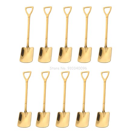 

Stainless Steel Coffee Spoon 10pcs Watermelon Shovel Dessert Spoon Ice Cream Spoon Teaspoon Stirring Spoon Christmas Gift