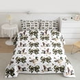 thumbnail image 2 of jejeloiu Camo Print Bowtie Full Size Comforter Sets,Wild Mallard Duck Bedding Comforter Set,Green White Bedding Sets For Teens,Super Cozy Room Decor Reversible,3pcs, 2 of 8