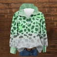 thumbnail image 1 of TaTaai Womens Holiday Print Button Down Shirt Long Sleeve Color Block Striped Collar St Patricks Casual Blouse Loose Gift, 1 of 6