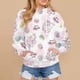 thumbnail image 4 of Sudadera con capucha para mujer, cuello redondo, Y2k, Disney Mary Cat, sudadera con capucha estampada de moda, sudadera con capucha de manga larga para niñas, sudadera de moda con flores, 4 of 5