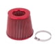 thumbnail image 2 of 76 mm de alto flujo para automóvil, ventilación automática, entrada de aire frío, filtro de ventilación, rojo universal Soledad Filtro de cono de entrada de aire, 2 of 10