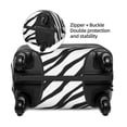 thumbnail image 4 of PAYOHTO Highly Elastic Spandex Suitcase Cover Luggage Cover Small Fits 18 to 21 Inch Black and White Zebra Print, 4 of 8