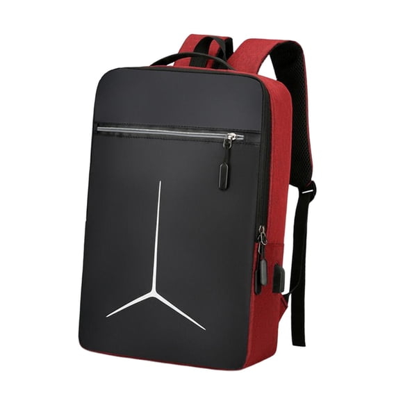 Langgg Comfortable And Breathable Laptop Rucksack For Business Professionals With Large Capacity And USB Port Red 45x31x14cm