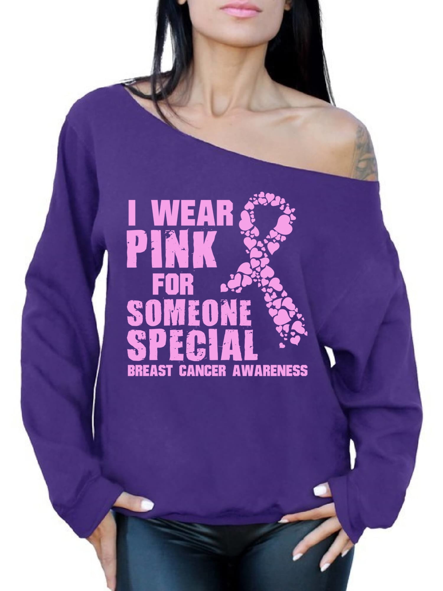 Awkward Styles Breast Cancer Awareness Crewneck Sweater Hope Pink Ribbon Sweatshirts 1 