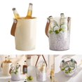 thumbnail image 2 of Multipurpose Ice Bucket Storage Container Plastic Champagne Wine Bucket Beverage Tub for Home Bar, Cocktails Bar Transparent, 2 of 5