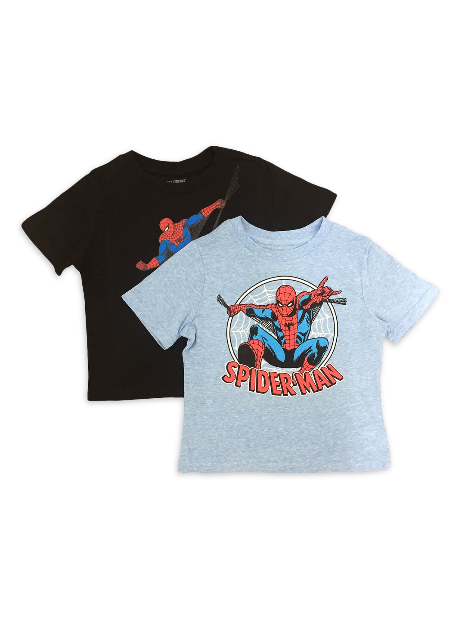 Spider-Man - Spider-Man Toddler Boy Graphic T-Shirt, 2-Pack (2T-5T ...