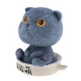 thumbnail image 2 of Estatuilla de Perro/Gato de Simulación de Resina Animales con Cabeza Bobble Ornamento para Hogar Habitación Escritorio Baoblaze Resina sacudiendo la cabeza del perro, 2 of 8