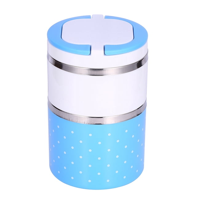 Fiambrera Térmica Con Aislamiente de Acero inoxidable, Contenedor de Alimentos, Suministros de Cocina de Doble Capa Calientes de Kitchenboss