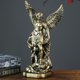thumbnail image 2 of Escultura de resina del arcángel guerrero griego Miguel, 21,5 cm, 2 of 3