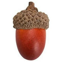 50Pcs/Set 3cm Artificial Acorn Decor Fake Nutty Craft Acorns Acorn with Natural Acorn Cap Fruit Props Simulation Mini Acorns for Fall Home Kitchen Decor Autumn Thanksgiving