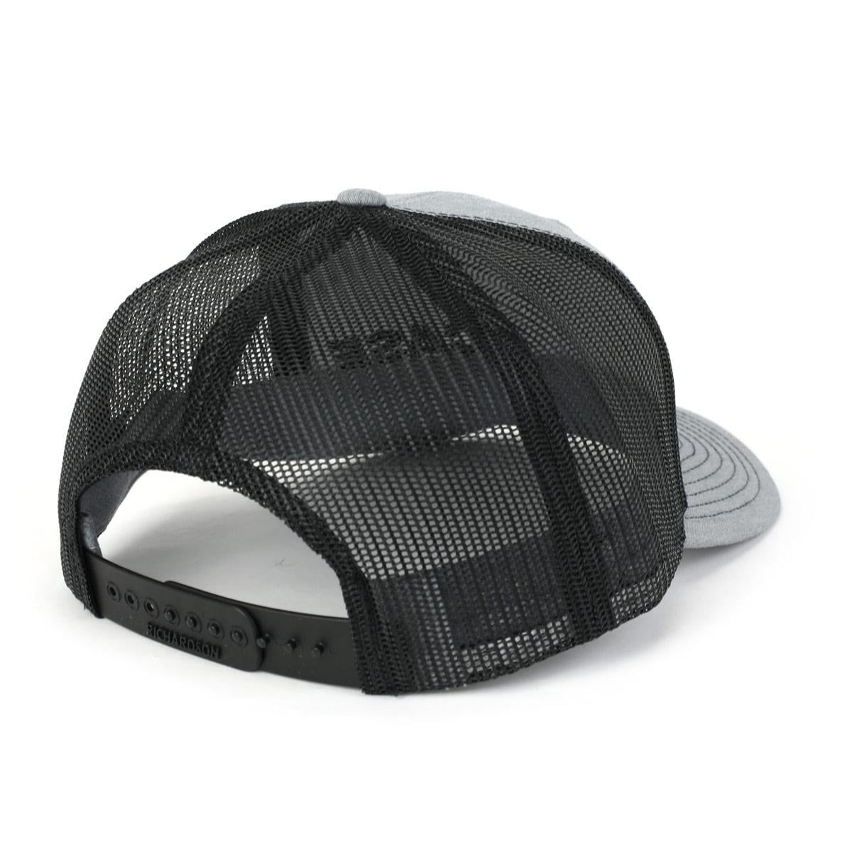 Case Construction Heather Gray Trucker Hat with Black Mesh