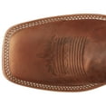 thumbnail image 4 of Tony Lama Men's Worn Goat Leather Americana Western Boot Broad Square Toe Tan 9 D(M) US, 4 of 5