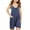 Navy, variant on Girls Summer Sleeveless Casual Romper Spaghetti Strap Shorts Jumpsuit With Pockets
