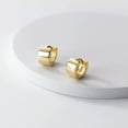 thumbnail image 4 of K-KED Charm Fine 925 Sterling Solid Silver 5mm Wide 9mm Hoop Earrings Women-Silver, 4 of 6
