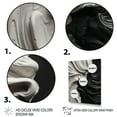 thumbnail image 3 of Designart "Black White Marbled Dreamscape I" Modern Geometric Wall Art For Kitchen, 3 of 5