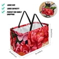 thumbnail image 2 of Reusable Oxford Cloth Laundry Organizer Cube Organizer Easter Basket Beach Bag Foldable Gray Color Home Organization Storage Bin Basket Bin Container with Handles for Bedroom, Bathroom, Dormitory, 2 of 7