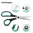 thumbnail image 4 of 3-Pack 8" Heavy Duty Scissors with Ultra Sharp Blades and Comfort Grip Handles - For Office, Sewing, Handcraft Workshop, Home and Crafts, Etc., 4 of 9