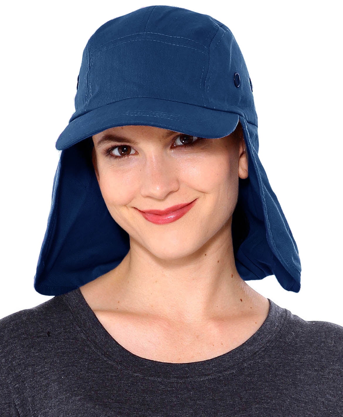 Ear Flap Caps Sun Protection Outdoor Neck Shade Hat Denim Blue Ear Flap Caps Sun Protection Outdoor Neck Shade Hat Denim Blue