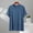 1 - Dark Blue, variant on Plain Men Shirts Oversized Modal T-Shirts Crew Neck Short Sleeve Big & Tall Mens T Shirts,Black,5XL