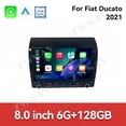 thumbnail image 2 of ZWNAV 8 inch Car Radio IPS Touch Screen For Fiat Ducato 2021 Car Stereo with Bluetooth/GPS/WiFi/Backup Camera/SWC/FM, 2 of 13