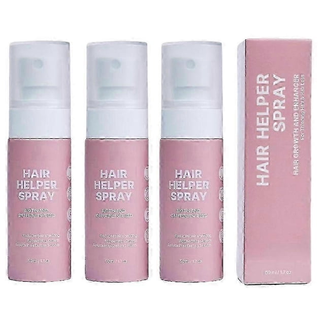3X Hair Helper Spray, Hair Helper Growth Spray, Repair Natural Thinning Hair, Let Hair Grow And Thicken For Sparse Hair 50 ml