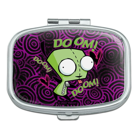 Invader Zim Gir Doom Dance Rectangle Pill Case Trinket Gift Box