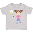thumbnail image 3 of Inktastic Tennis Girl Girls Toddler T-Shirt, 3 of 5
