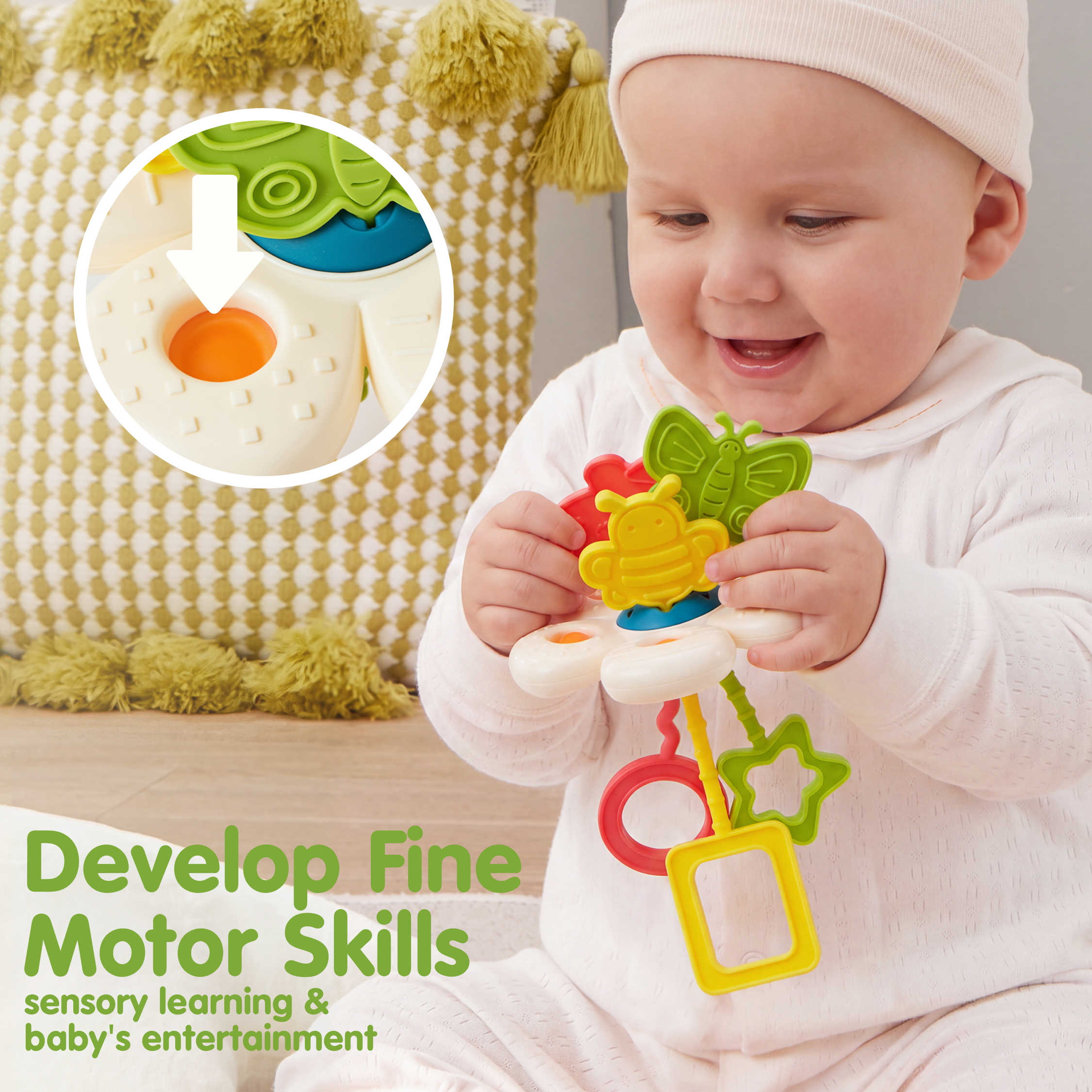 Joyfy Montessori Baby Toy 4-in-1 Sensory Set photo 4