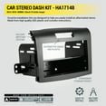 thumbnail image 5 of Scosche Double or Single DIN w/ Pocket Radio Dash Kit Compatible with 2012-2016 Honda CR-V - HA1714B, 5 of 13