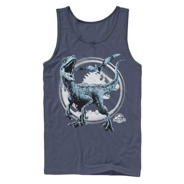 Men S Jurassic World Fallen Kingdom Dinosaur Battle Tank Top Navy Blue Large Walmart Com Men S Jurassic World Fallen Kingdom Dinosaur Battle Tank Top Navy Blue Large Walmart Com