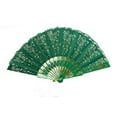 thumbnail image 2 of Feng Shui Import LLC 4650 Ventilateur à Main Vert, 2 of 4