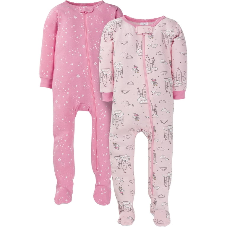 Walmart little best sale girl pajamas